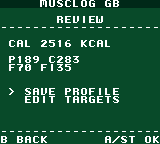 Generated macro goals, editable before saving