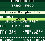 Logging a food with a serving size