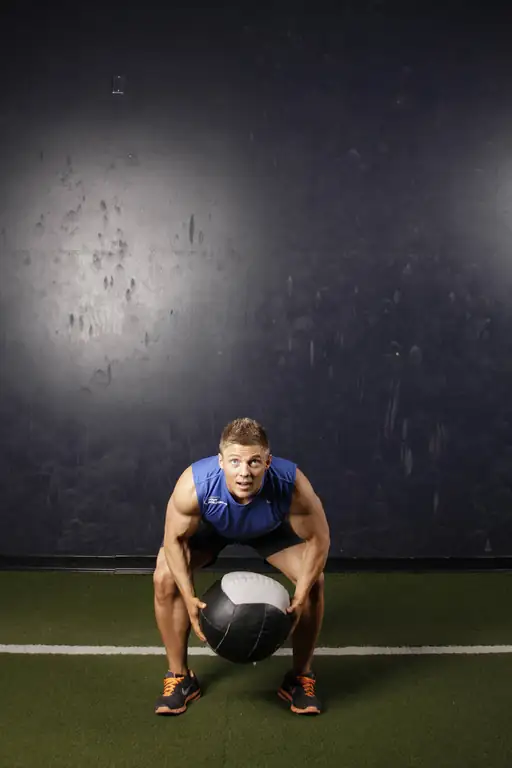 Backward Medicine Ball Throw