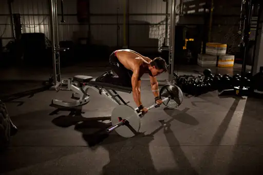 Barbell Rollout from Bench