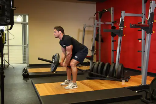 Bent Over Two-Arm Long Bar Row