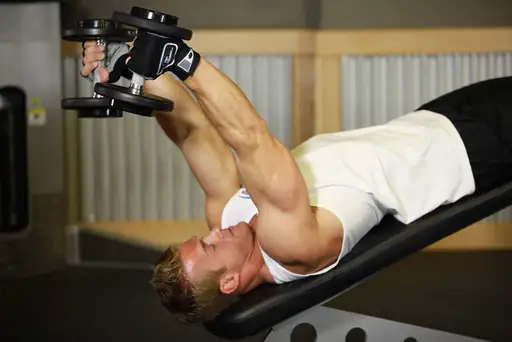 Decline Dumbbell Triceps Extension