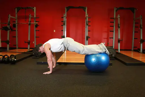 Exercise Ball Pull-In