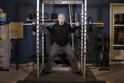 Reverse Band Power Squat