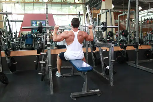 Seated Barbell Military Press