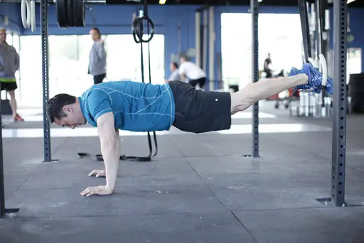 Suspended Reverse Crunch