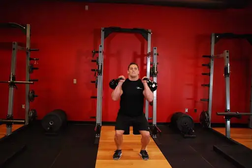 Two-Arm Kettlebell Jerk